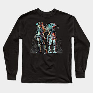 Cyberpunk girl Long Sleeve T-Shirt